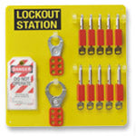 Brady Lockout Station 10-Lock Board 10-Lock Board 050990