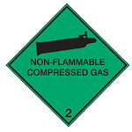 Brady Imdg 2C-100*100-B7541 Maritime Transport Sign - IMDG 2C - Non-flammable compressed gas 257540