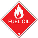 Brady Imdg 3C-100*100-B7541 Maritime Transport Sign - IMDG 3C - Fuel oil 257545