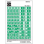 Brady Mini-4 Mini-Pictograms - Mini 4: First Aid/Emergency escape 286916