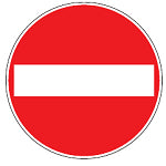 Brady Pic 229 Rl-Dia 100-B7541 Traffic Sign on Roll - PIC 229 223347