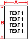 Brady PTL-30-498 Vinyl Cloth Labels For M611, Bmp61 And Bmp71 062670