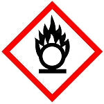 Brady Pic 1803-100*100-B7541-Rll GHS Symbol - Oxidising 811689