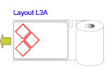 Brady THTCLP-M-L3A-7610-1 Pre-printed Benchtop printer labels for CLP-GHS hazardous substances 622291