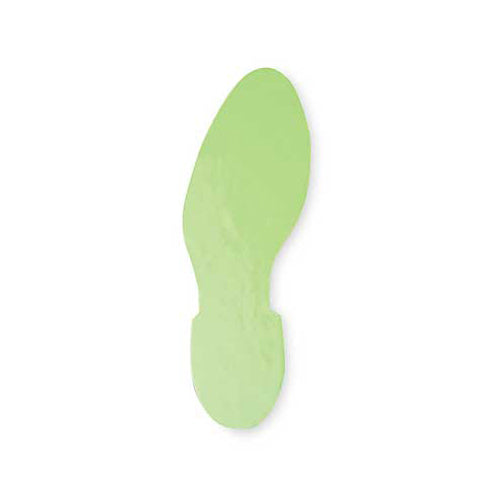 Brady B324 Footprint-Left 12" Glow 10/Pac B324 FOOTPRINT-LEFT 12" GLOW 10/PAC 814049