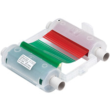 Brady Globalmark ribbon - Blk-red-blue-green ribbon /200mm panels 105 Mm Black/Red/Blue/Green Ribbon 076787