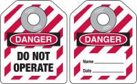 Brady Mini Safety Lock Out Tags Mini Safety Lockout Tags 148824