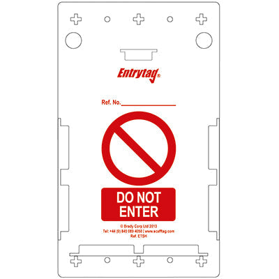 Brady Ent-Gb-Etsh-V2-Mag-A Entrytag Holder 137994
