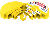 Brady Gvlo-Set-Yl Gate Valve Lockout Set - Yellow 196214