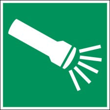 Brady E/X1405/Nt-Alu-Pholumc-200X200/1-B Glow-in-the-dark Safety Sign 134677