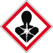 Brady Mini Pic1807-10X10-Ghs08/96 GHS Symbol - GHS08 - Respiratory hazard 814020