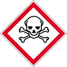 Brady Mini Pic1809-10X10-Ghs06/96 GHS Symbol - GHS06 - Acute toxicity 814022
