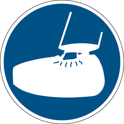 Brady M/Pic280/Nt/Twm-Dia200-1 Safety Sign - Wear protective footwear 199822