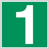 Brady Pic 373-400*400-1-B7527 Evacuation signboard – Level 1 227632