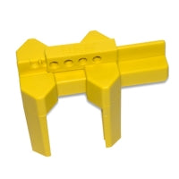 Brady Prinzing Large Ball Valve Lockout Yellow Prinzing Ball Valve Lockout 805852