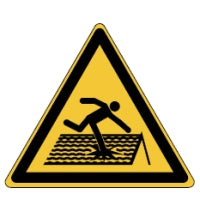 Brady Pic W036-Tri 100-Al-Crd/1 ISO 7010 signs - Fragile roof 831411