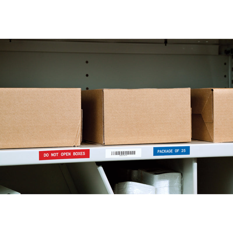 Brady M6C-1900-439-RD Multi-Purpose Vinyl Labels for M610, M611, BMP61, M710 (with media adapter) and BMP71 (with media adapter) 174323