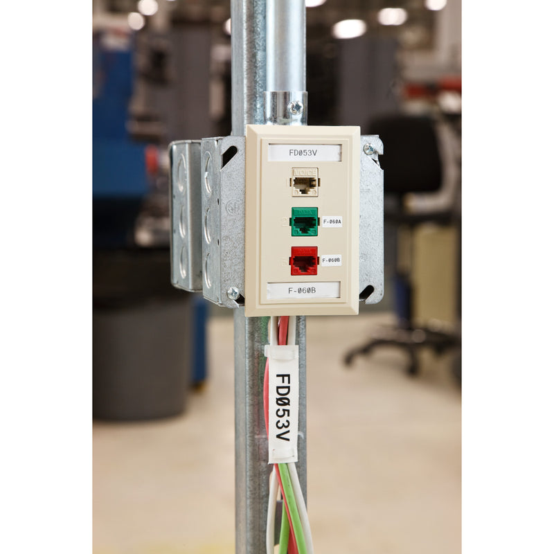 Brady BM-18-498 Repositionable Multi-Purpose Vinyl Cloth Labels for M610, M611, BMP61, M710 and BMP71 174434