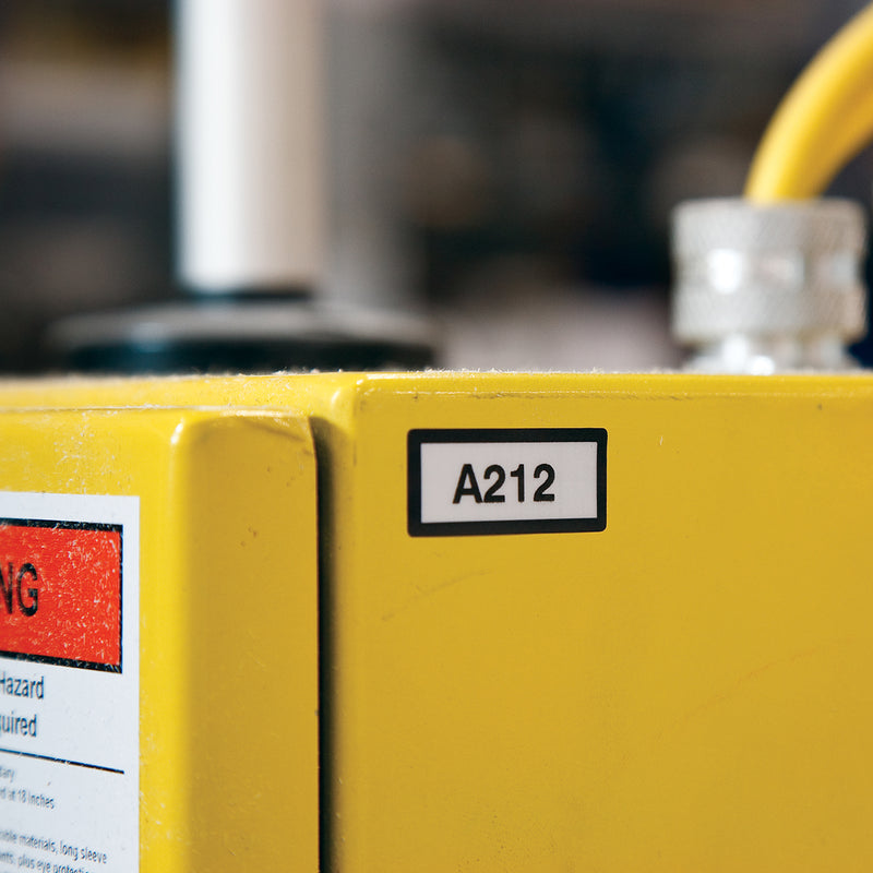 Brady M6-24-423-BK Harsh Environment Multi-Purpose Polyester Labels for M610, M611, BMP61, M710 (with media adapter) and BMP71 (with media adapter) 174245