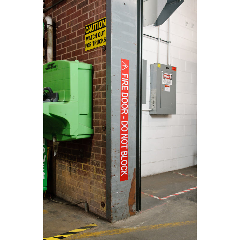 Brady Globalmark tapes - B-569 100 mm Red Globalmark High Performance Polyester Tape 076623