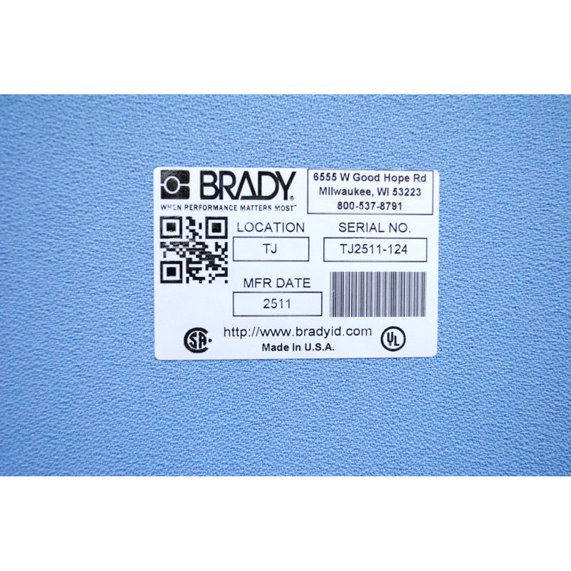 Brady THT-19-486-1 Thermal Transfer Printable Labels 020787