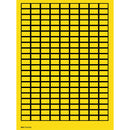 Brady WOB-1119-G.O.R. Blank Write-On Labels on sheets - Yellow without border 101805