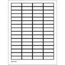 Brady WOB-1442-W.M.R. Blank Write-On Labels on sheets - White with border 101813