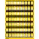 Brady WOB-820-G.M.R. Blank Write-On Labels on sheets - Yellow with border 101816