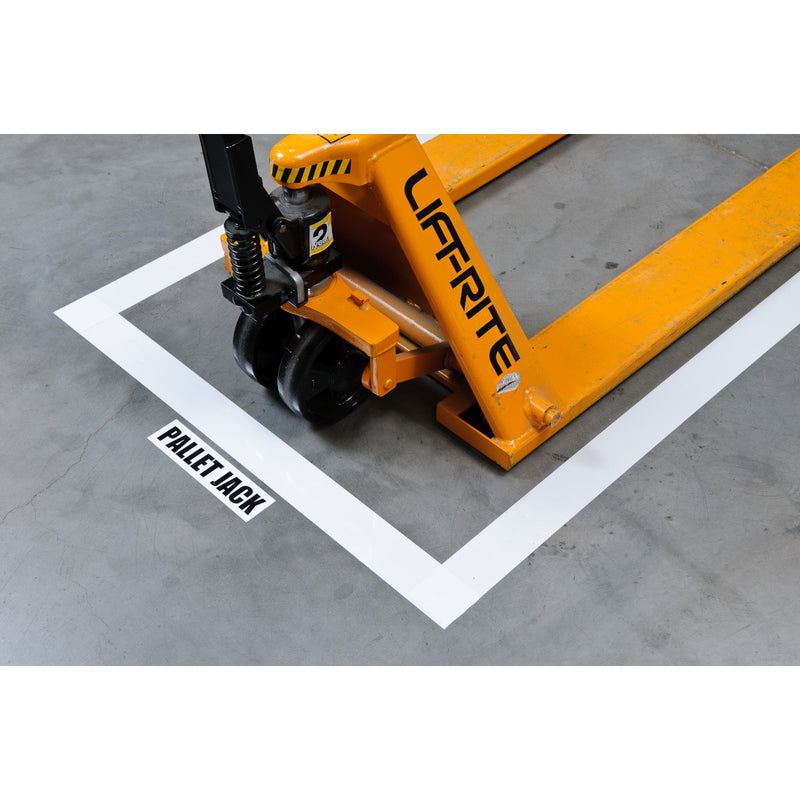 Brady GMK B-483 YL 57,2mm & B-634OLam GlobalMark ToughStripe Floor Marking Tape with Overlaminate 142161