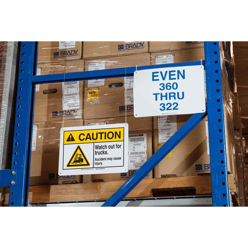 Brady B85-178x254-595-ANSICA Bbp85 Die Cuts - Vinyl 178X254 Ansica 130750