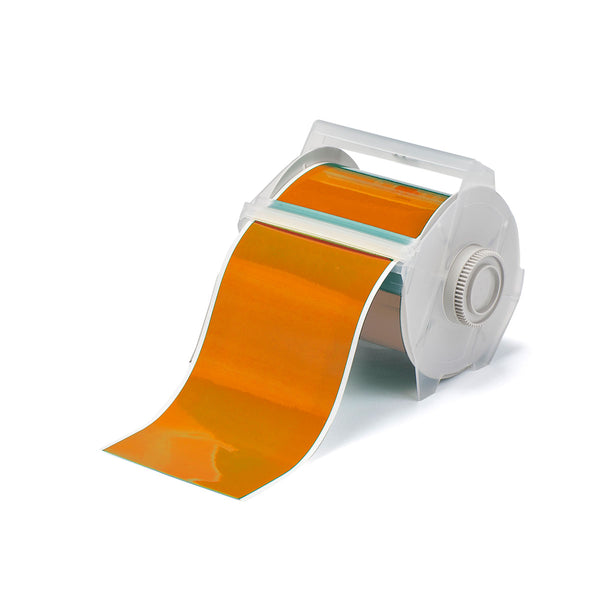 Brady GLOBALMARK VINYL B595 ORANGE 100MM Globalmark Indoor/Outdoor Vinyl Tape 113151