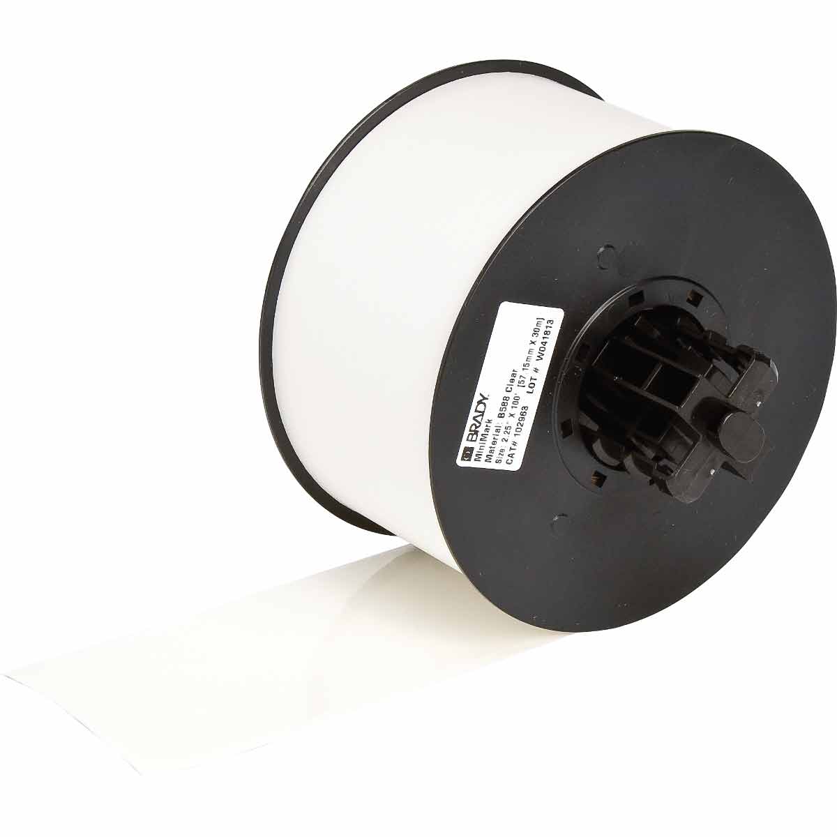 Brady MINIMARK B-595 57 mm CLEAR Minimark Indoor/Outdoor Vinyl Tape 113188