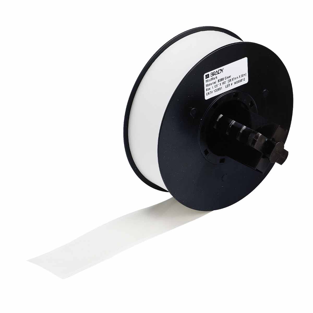 Brady MINIMARK B-595 29 mm CLEAR Minimark Indoor/Outdoor Vinyl Tape 113189