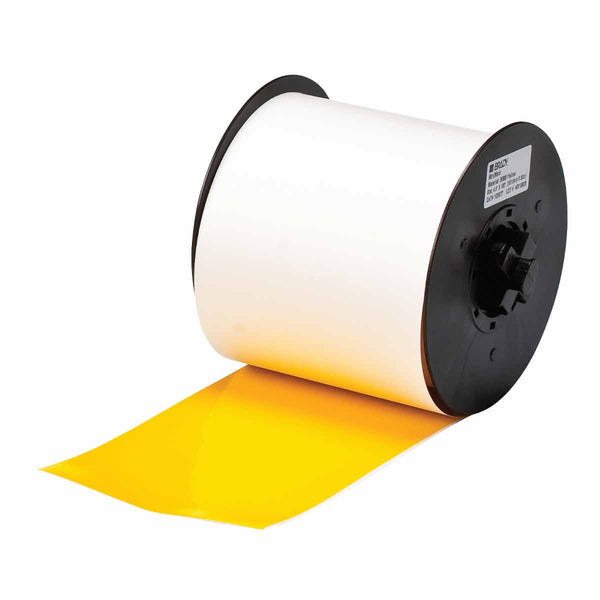 Brady MM TAPE B-7569 YELLOW 101MM X 35M Minimark Indoor/Outdoor Vinyl Tape 120862