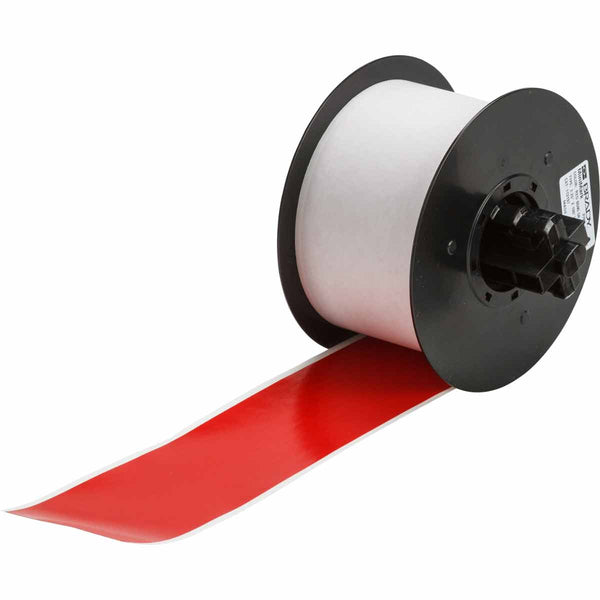 Brady MM TAPE B-7569 RED 101MM X 35M Minimark Indoor/Outdoor Vinyl Tape 120863