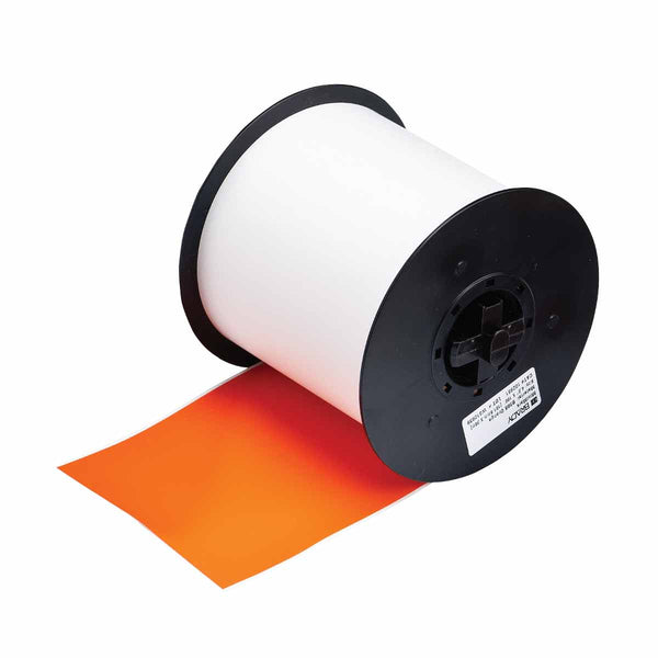Brady MM TAPE B-7569 ORANGE 101MM X 35M Minimark Indoor/Outdoor Vinyl Tape 120866