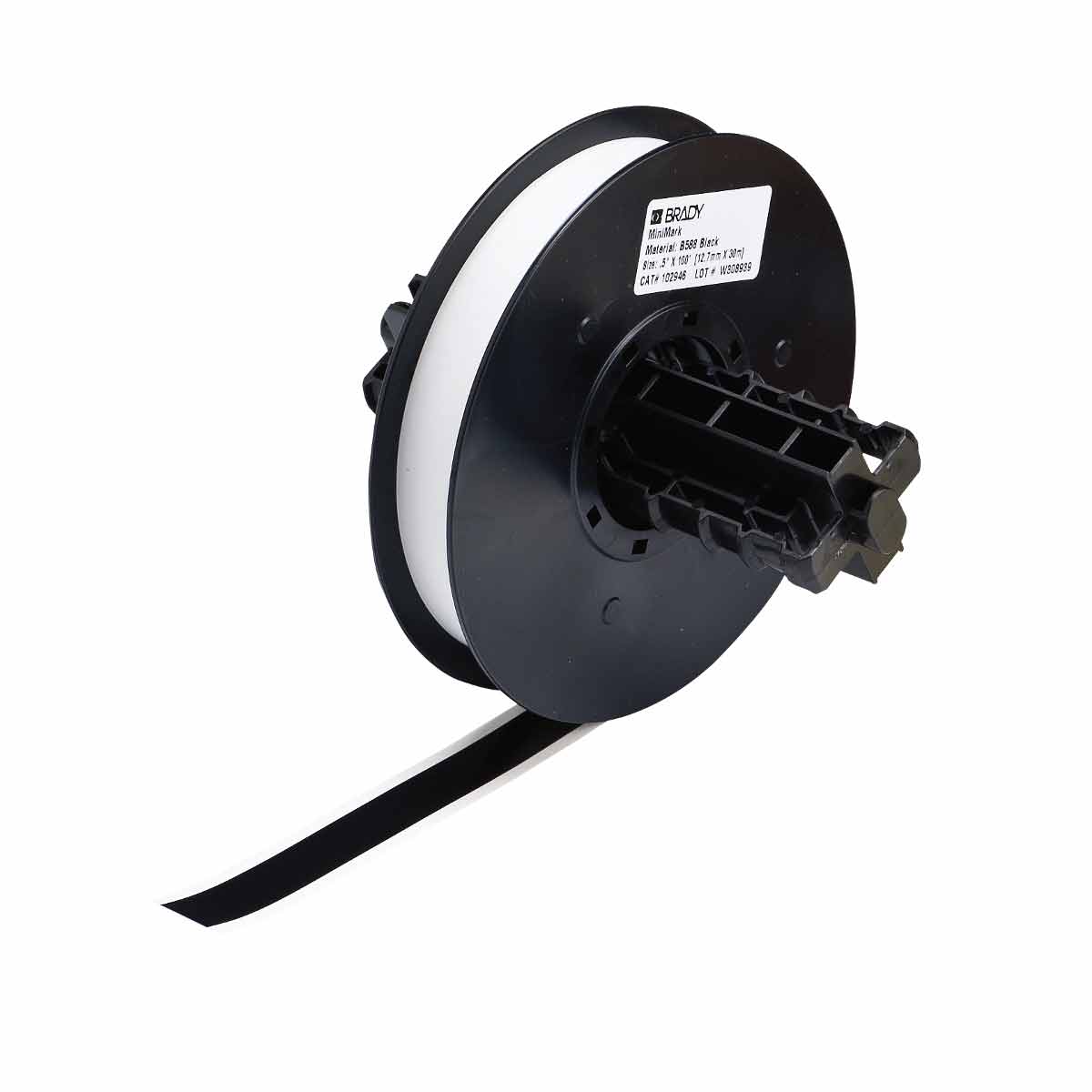 Brady MINIMARK B-595 13 mm Black Minimark Indoor/Outdoor Vinyl Tape 113215
