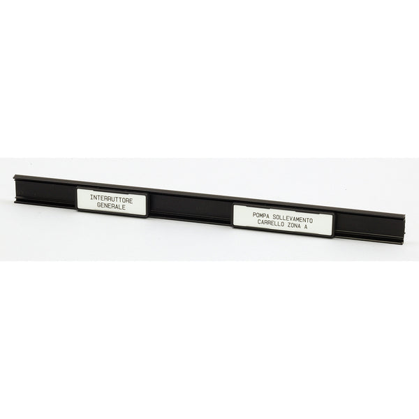 Brady ADHESIVE CHANNELCM.43 Black adhesive rail 430mm, for 15 mm H tags GDT43A