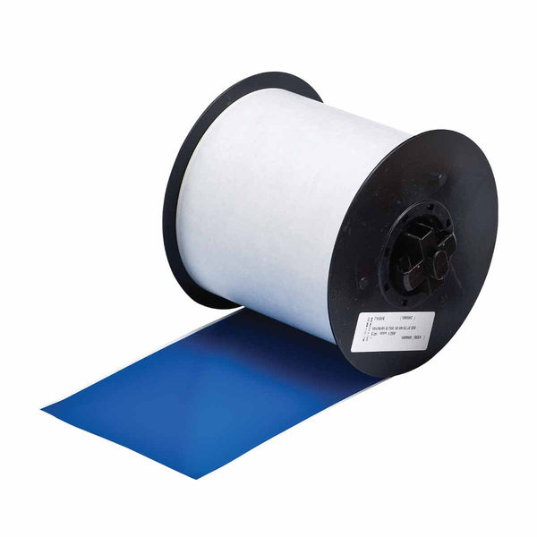 Brady MM TAPE B-7569 BLUE 101MM X 35M Minimark Indoor/Outdoor Vinyl Tape 120865