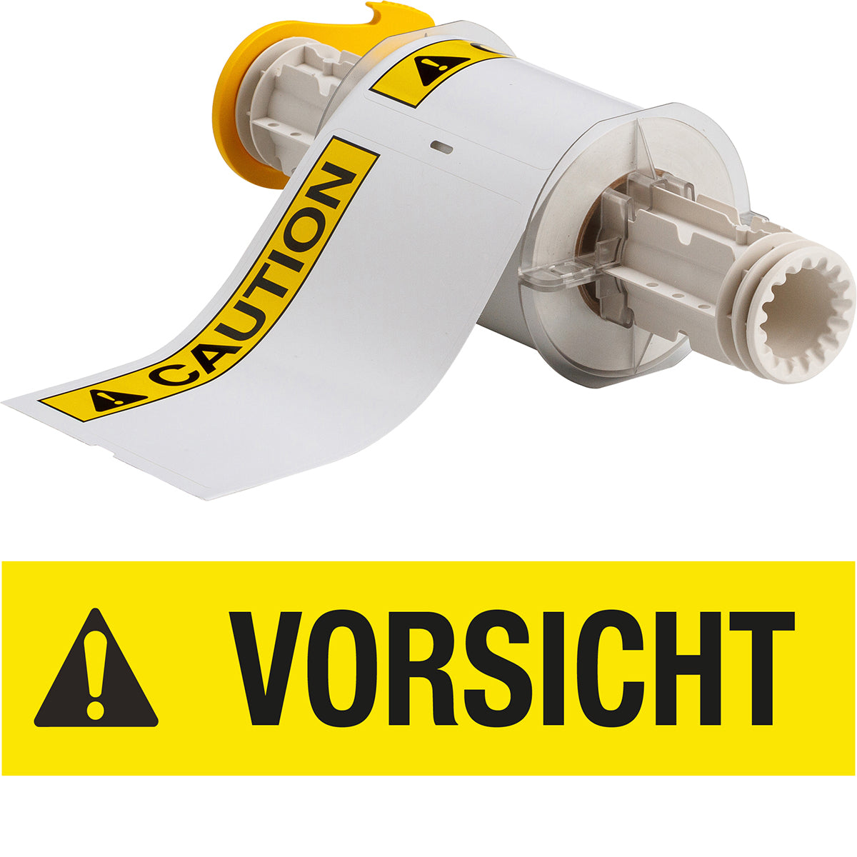 Brady B85-102x152-595-VORSICHT Bbp85 Die Cuts - Vinyl 102X152 Vorsicht 130783