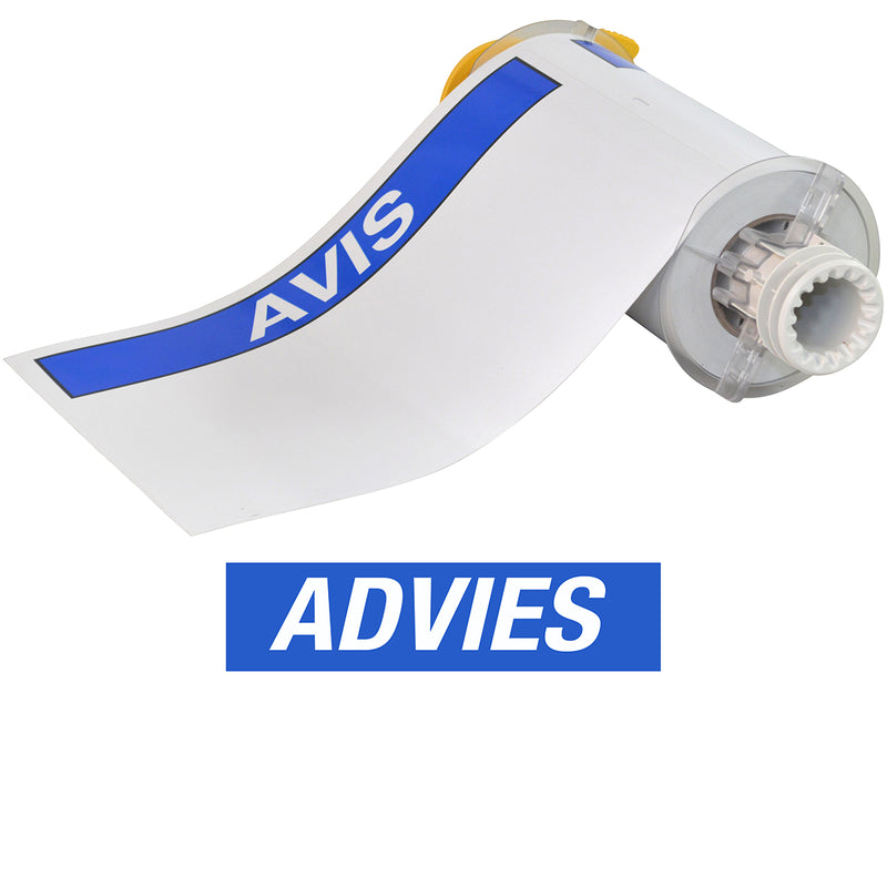 Brady B85-102x152-595-ADVIES Bbp85 Die Cuts - Vinyl 102X152 Advies 130796