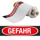 Brady B85-178x254-595-GEFAHR Bbp85 Die Cuts - Vinyl 178X254 Gefahr 130807