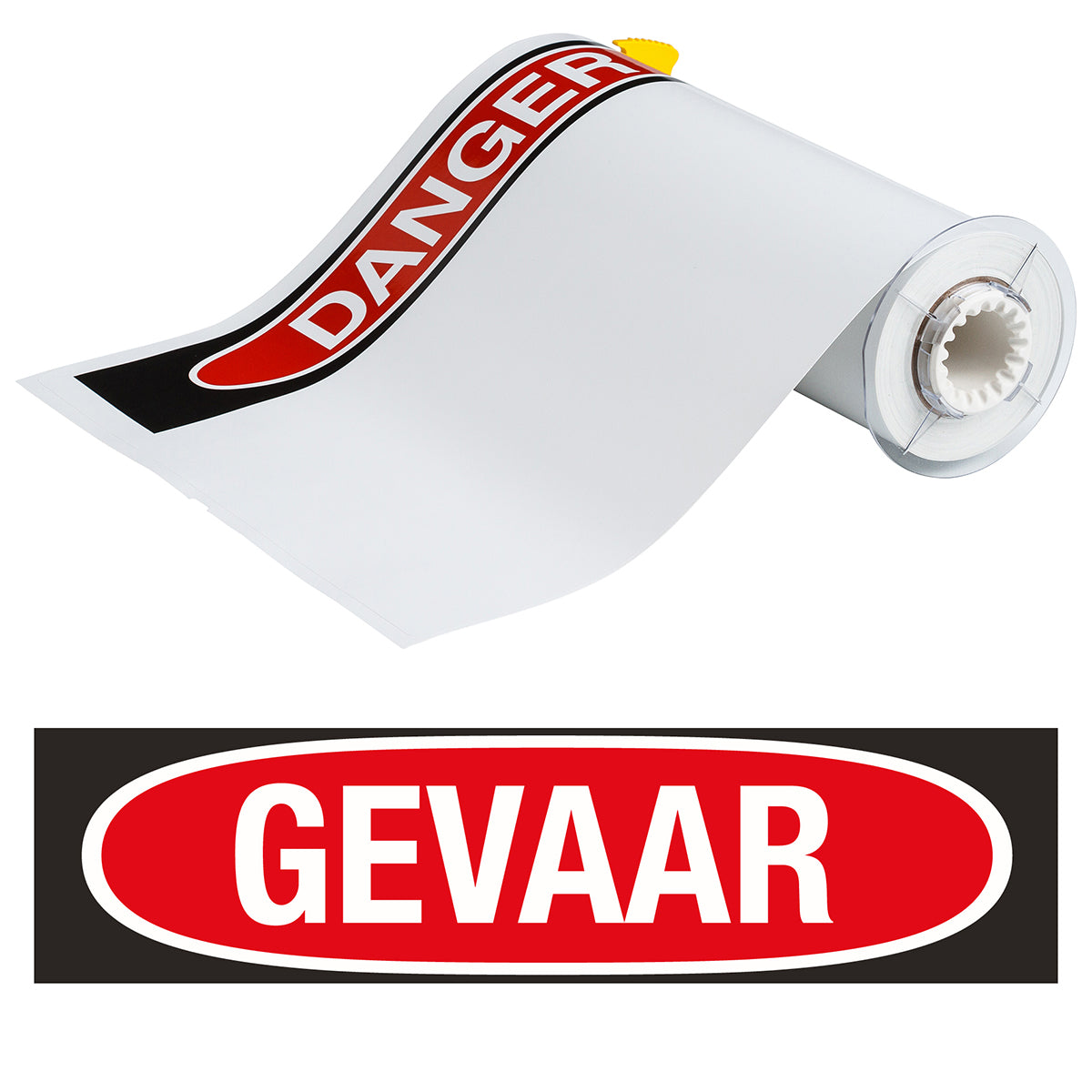 Brady B85-254x356-7569-OS-GEVAAR Bbp85 Die Cuts - Vinyl 254X356 Ge Vaar 140899