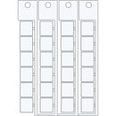 Brady ADHESIVE TAG 15X17 WHITE Electrical Component Tags with Adhesive - 15mm x 17mm, Single 1517AD