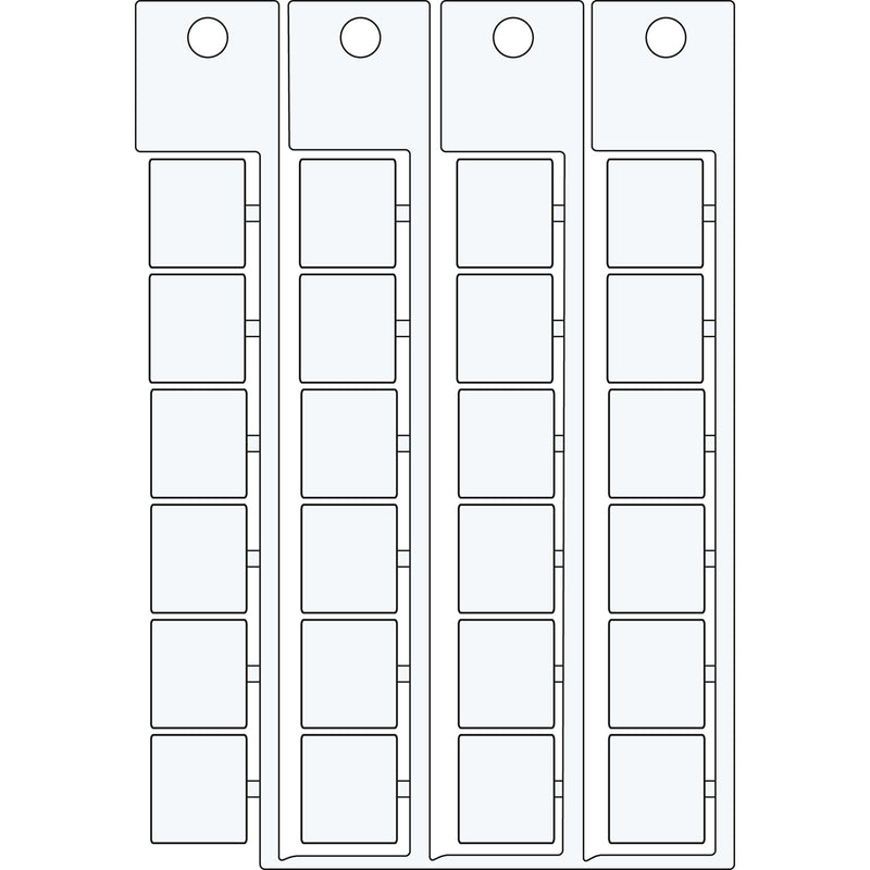 Brady ADHESIVE TAG 15X17 WHITE Electrical Component Tags with Adhesive - 15mm x 17mm, Single 1517AD