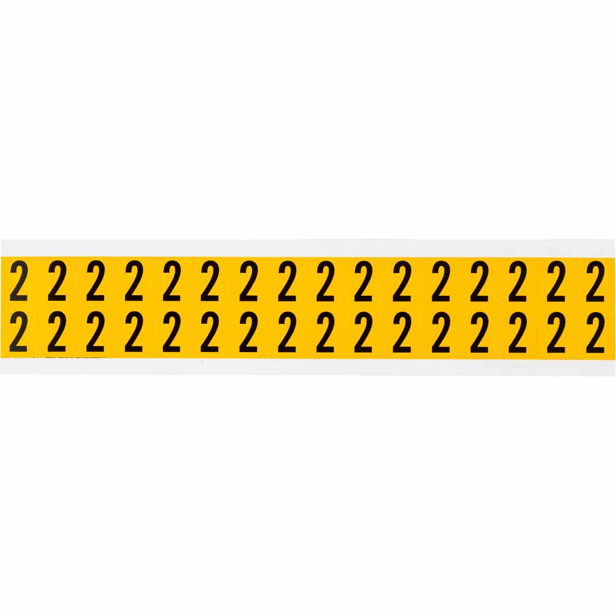 Brady 1520-2 Identical numbers and letters on one card for indoor and outdoor use 044002