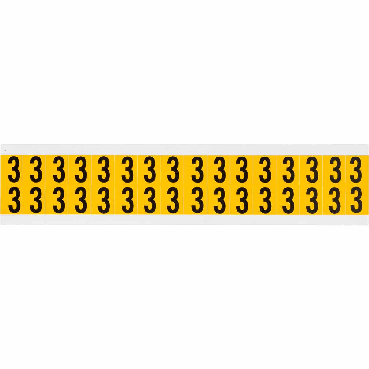 Brady 1520-3 Identical numbers and letters on one card for indoor and outdoor use 044003