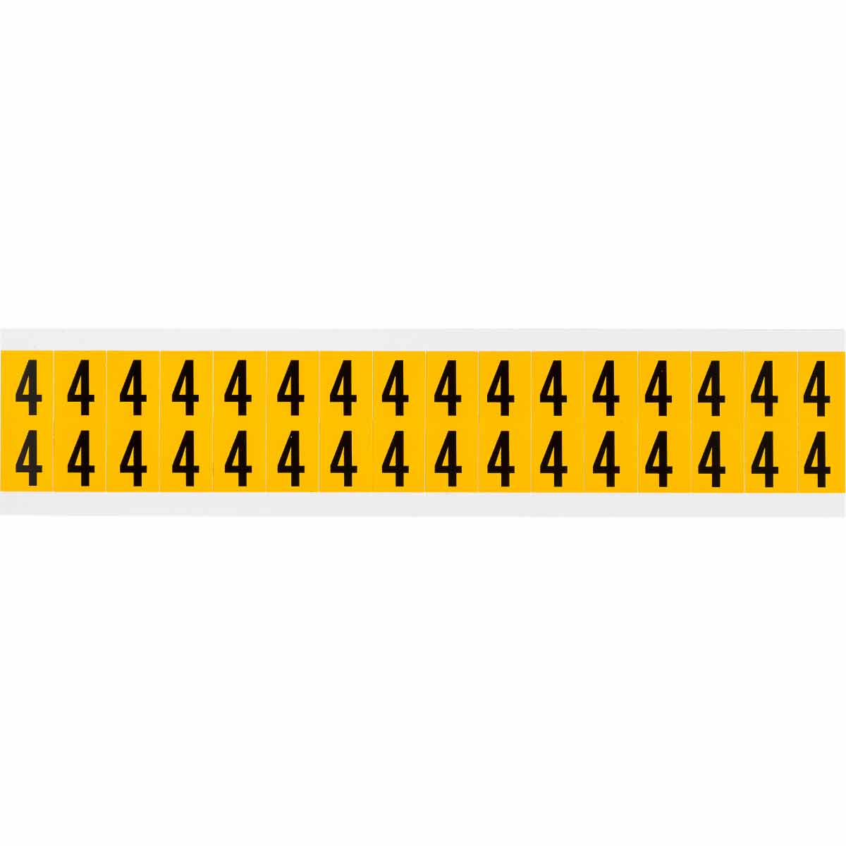 Brady 1520-4 Identical numbers and letters on one card for indoor and outdoor use 044004