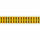 Brady 1520-8 Identical numbers and letters on one card for indoor and outdoor use 044008