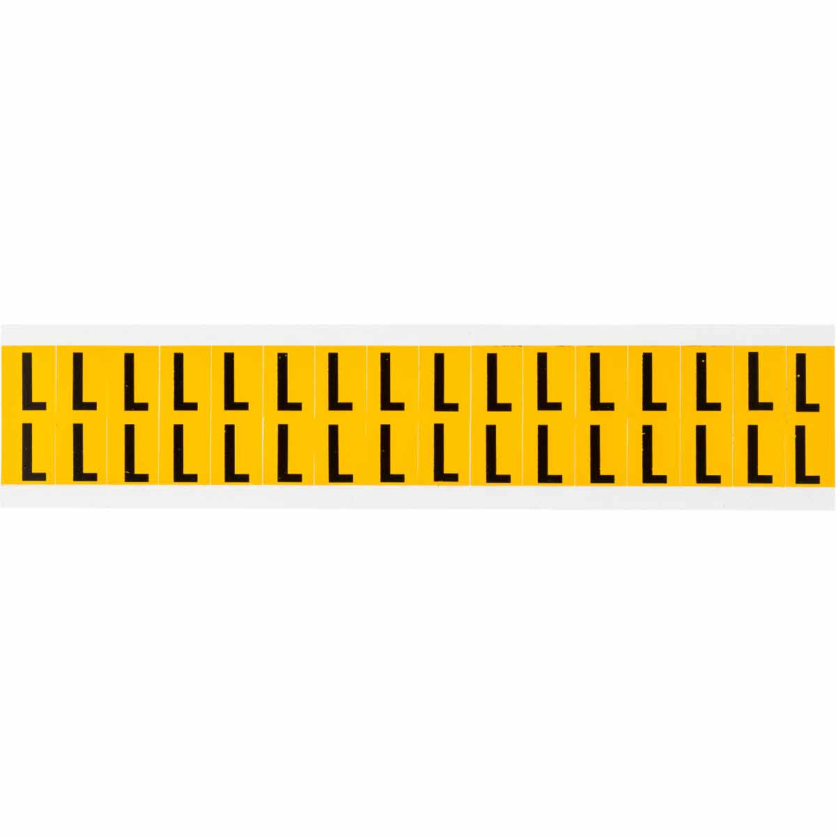 Brady 1520-L Identical numbers and letters on one card for indoor and outdoor use 044021